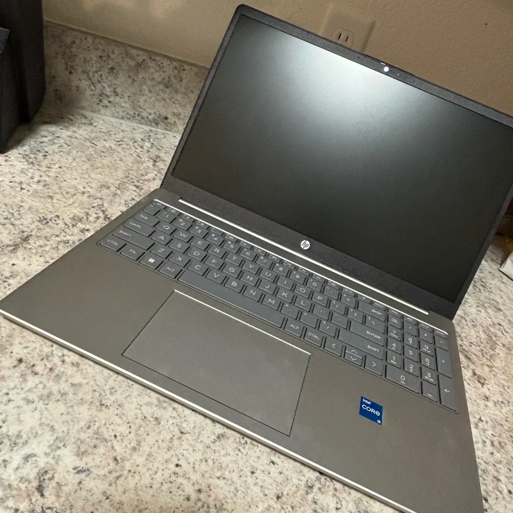 HP Silver Laptop with Intel Core Processor